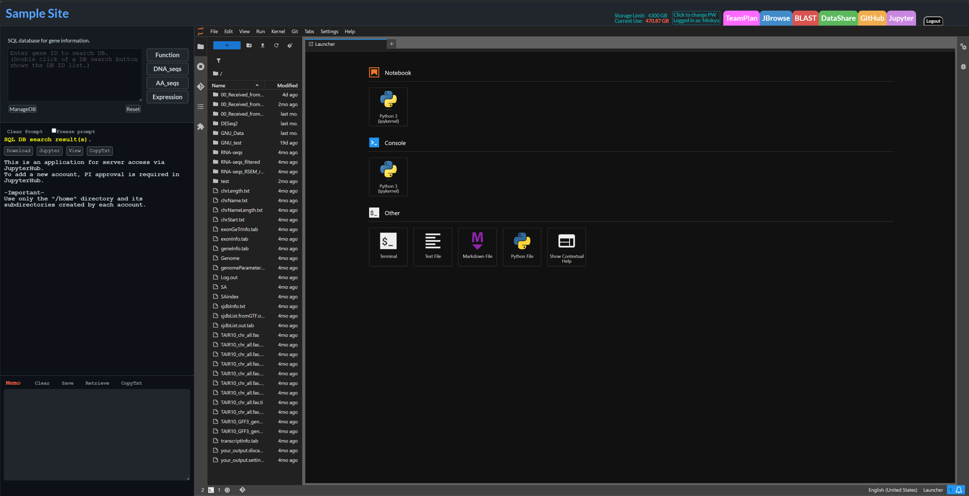 EuchroGene platform screen 11